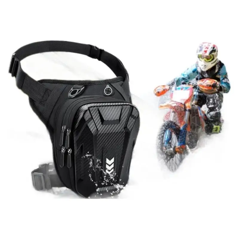Sac de moto imperméable et respirant, grande capacité, sac de jambe de moto, sac de vélo, voyage en plein air, cyclisme, sac de ceinture de hanche