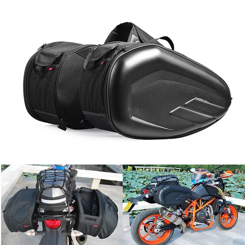 Nouvelles sacoches de moto imperméables, sacoche latérale pour casque, bagage arrière, valise, sacoches de réservoir de carburant pour moto, sacoches de selle SA212