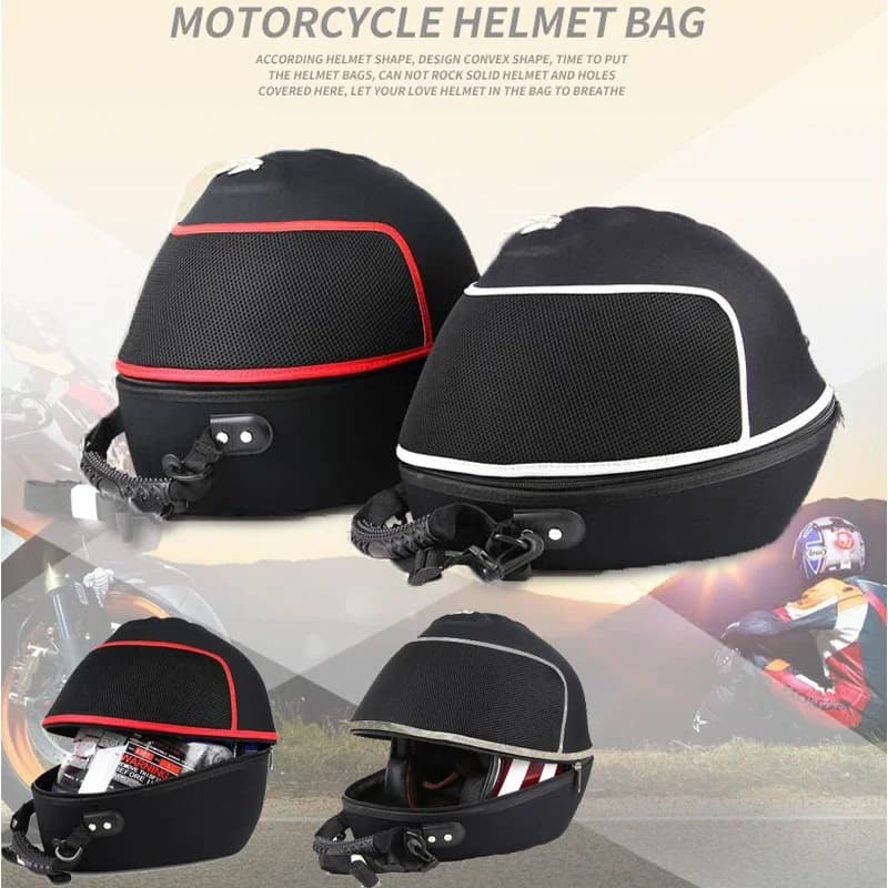 Sac à Dos Étanche pour Casque de Moto, Bagage de Voyage, Pièces Multifonctions
