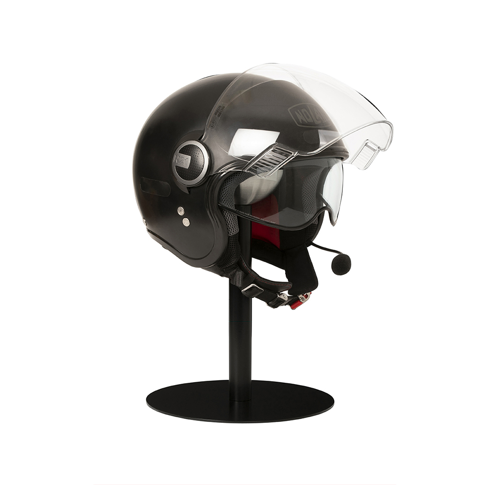 Support casque moto Stealt Desk Noir-Acier